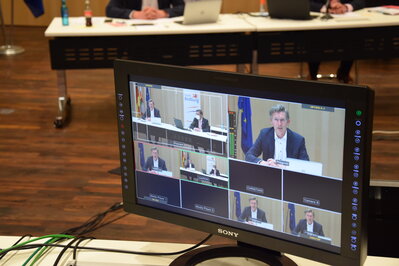 Jens Kohnen, NRW.Urban, moderiert die digitale Bürgerbeteiligung.